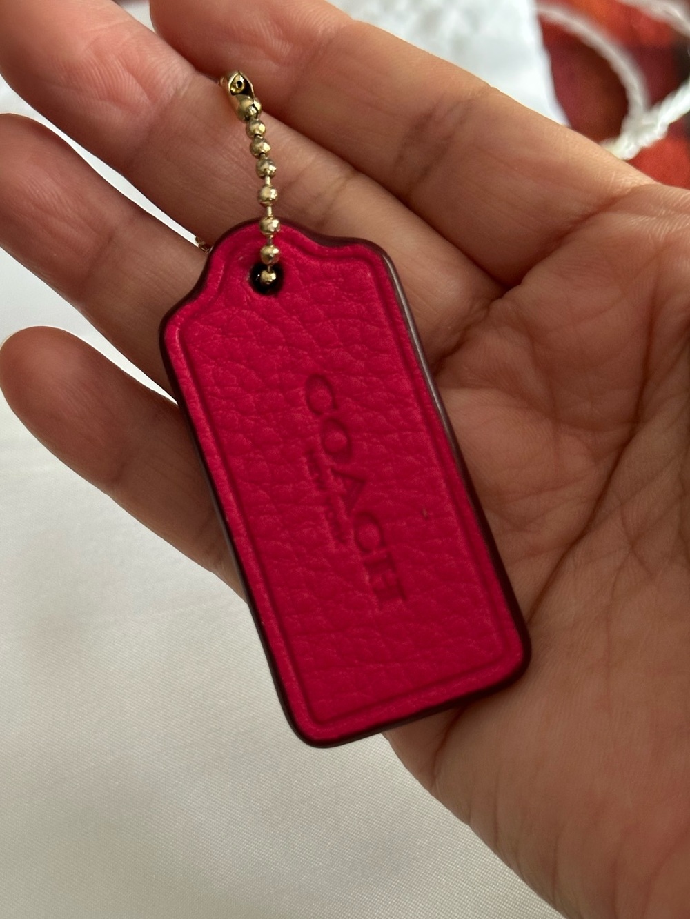 Coach Hangtag Bag charm